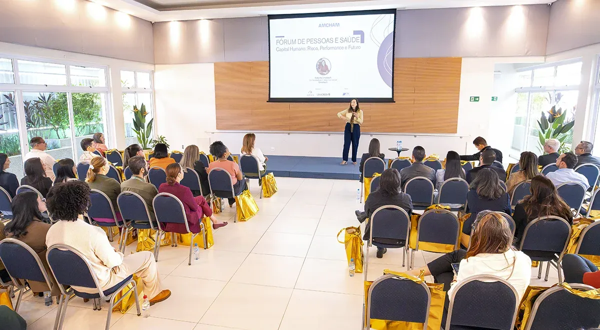 Fórum de Pessoas e Saúde da Amcham reforça um tema que está no centro da atuação da RübyY: saúde, bem-estar e prevenção nas empresas
